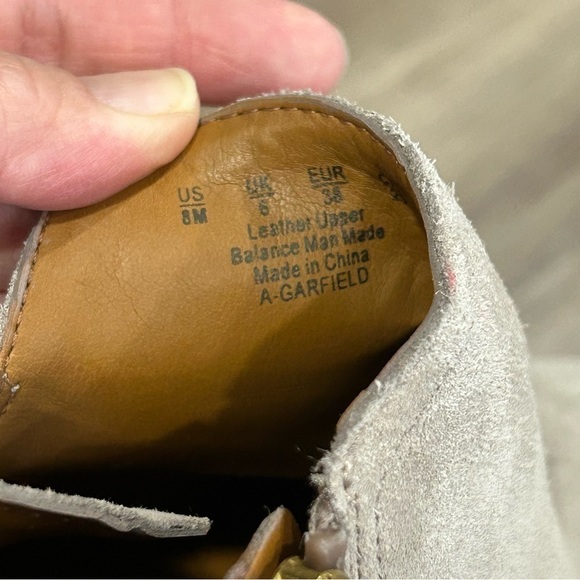 FRANCO SARTO Light Taupe Gray Ankle Boots Women Size 8M - Picture 11 of 16